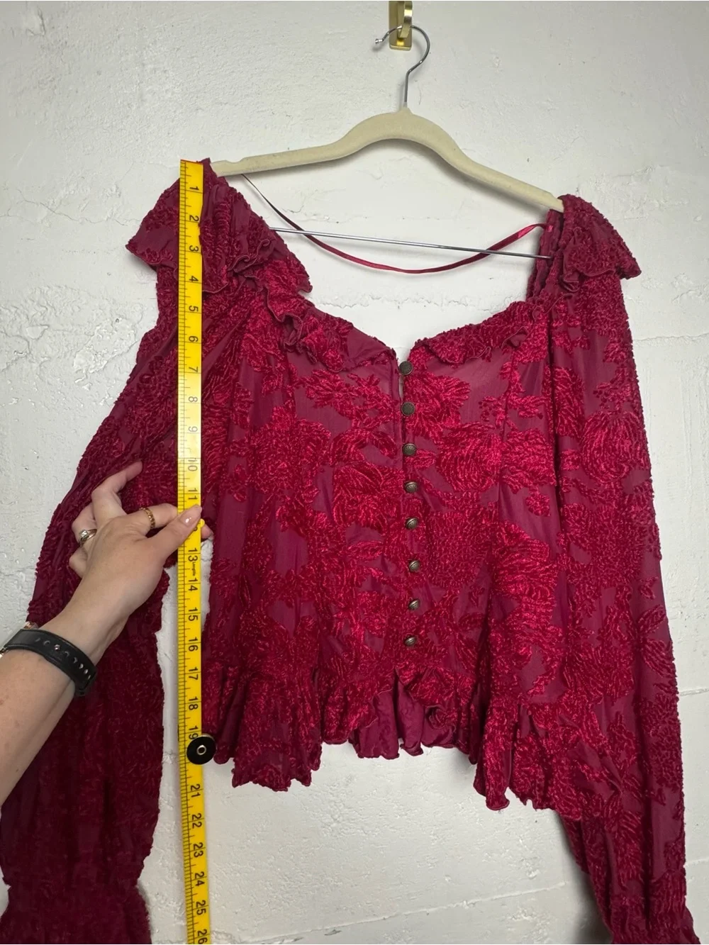 Anthropologie feminine burgundy